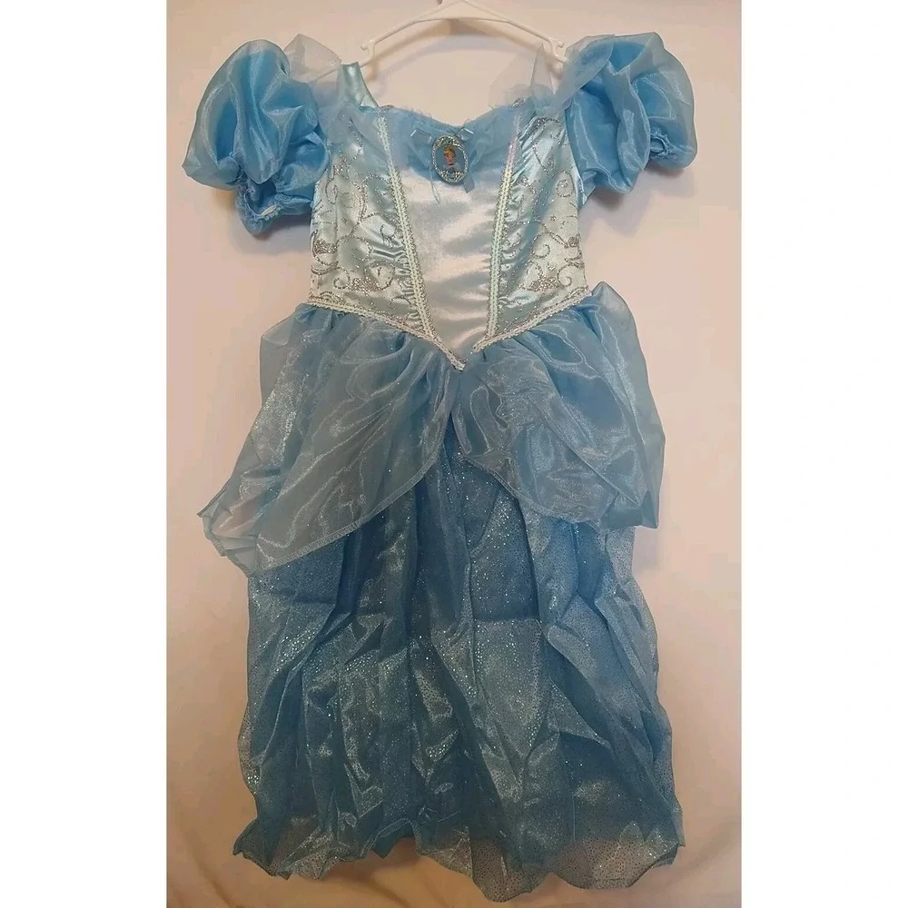 Disney Princess Cinderella Deluxe Child Costume By Disguise  Size XS 4/5 NEW